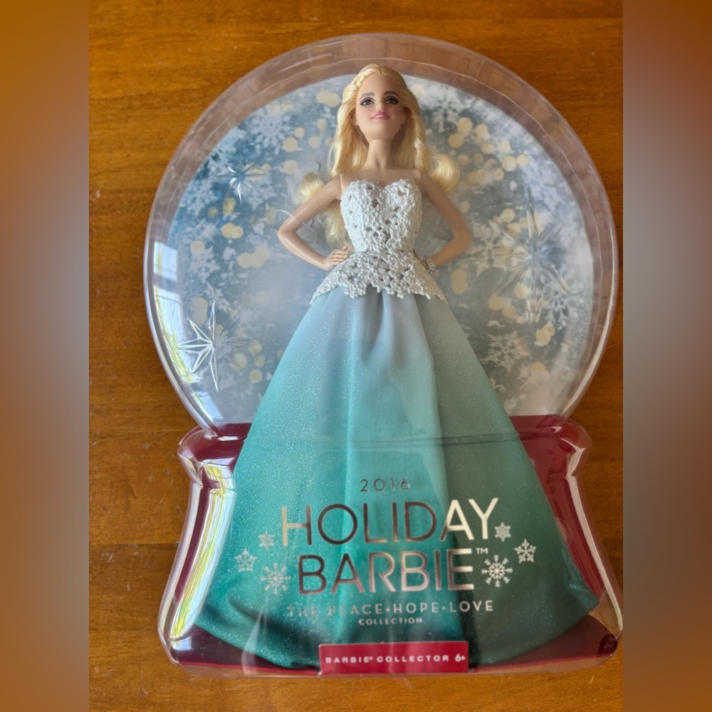 2016 Barbie Holiday Decor Blue and White Winter Wonderland